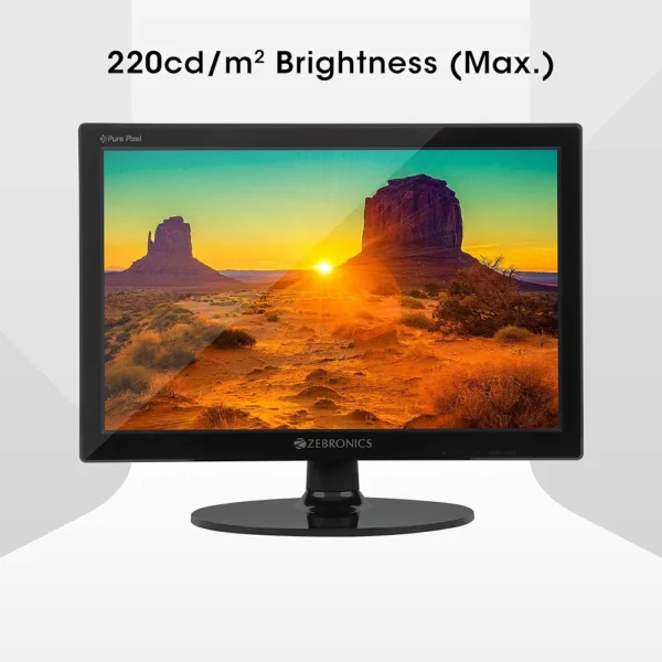 ZEBRONICS V16HD LED Monitor with Supporting HDMI VGA Input, HD 1280x800