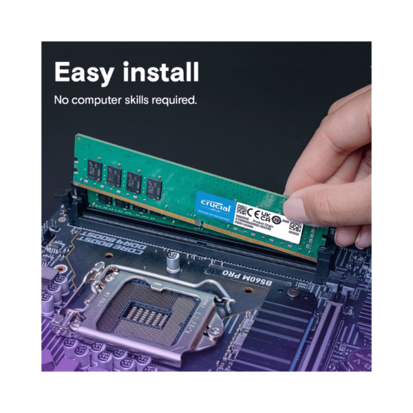 Crucial Desktop RAM 8GB DDR4 3200MHz (CT8G4DFRA32A)