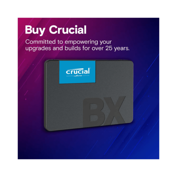 Crucial BX500 500GB 2.5inch SATA 3D NAND Internal SSD Upto 550 MB/s
