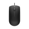Dell MS116 Wired Optical Mouse, 1000DPI, LED Tracking, Plug & Play