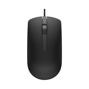 Dell MS116 Wired Optical Mouse, 1000DPI, LED Tracking, Plug & Play