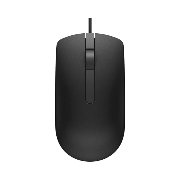 Dell MS116 Wired Optical Mouse, 1000DPI, LED Tracking, Plug & Play