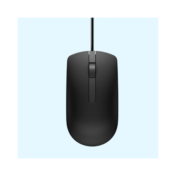 Dell MS116 Wired Optical Mouse, 1000DPI, LED Tracking, Plug & Play