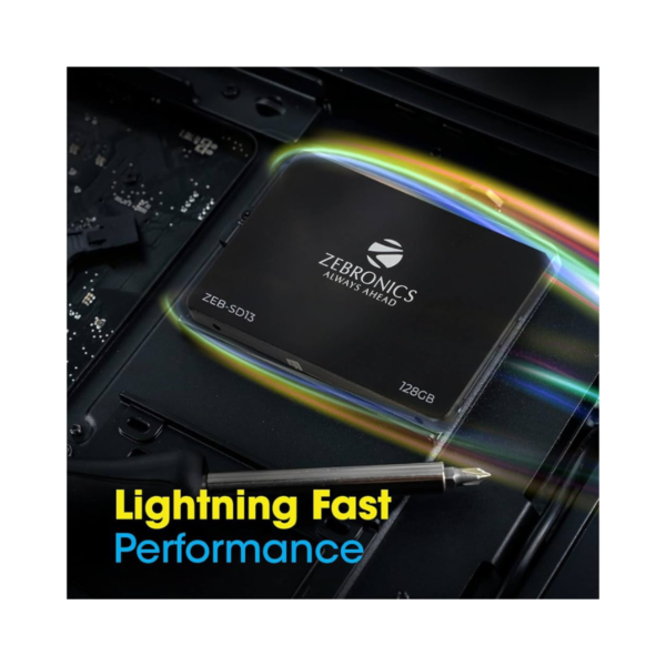 ZEBRONICS SD13 128GB 2.5 inch SATA SSD,Ultra Low Power Consumption