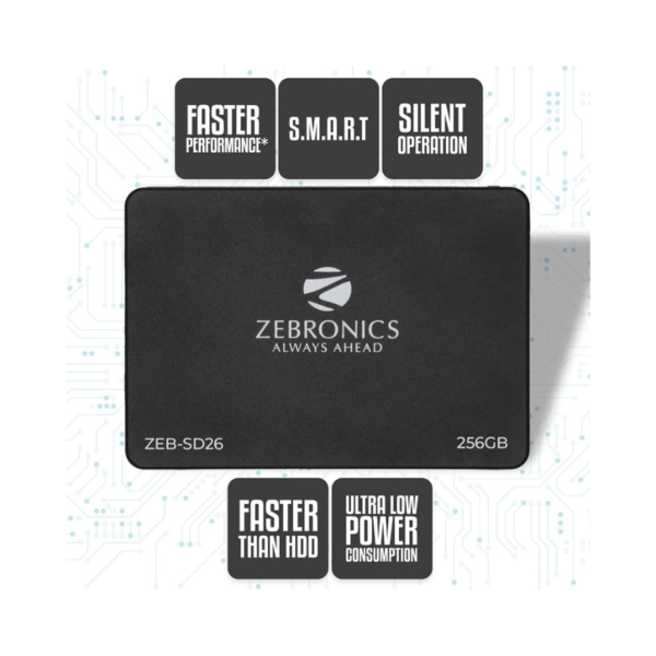 ZEB-SD26 256 GB Solid State Drive,TLC, SATA II & SATA III Interface