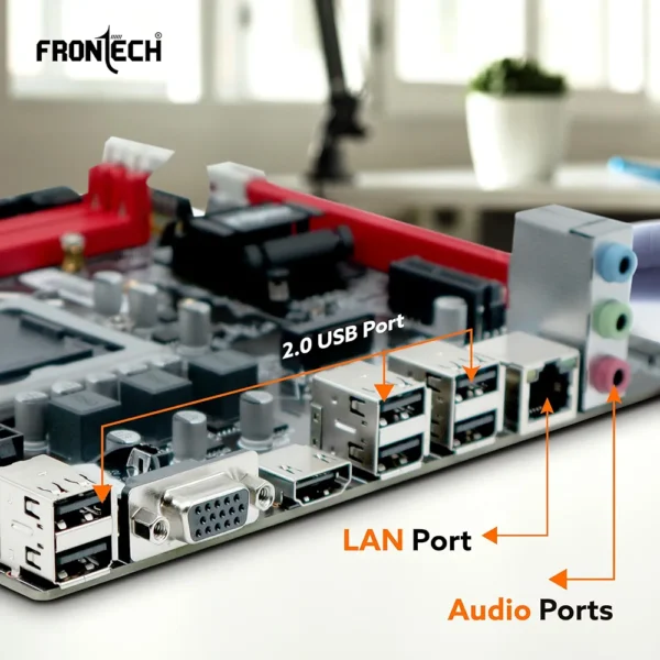 FRONTECH H61 Chipset Motherboard with 2xDDR3 RAM Slots LGA1155