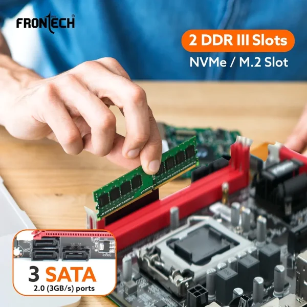 FRONTECH H61 Chipset Motherboard with 2xDDR3 RAM Slots LGA1155