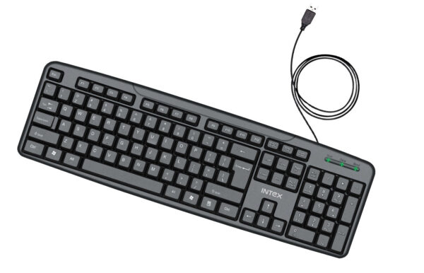 Intex Corona G IT-KB333 Wired USB Black Keyboard