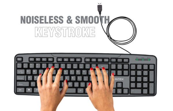 Intex Corona G IT-KB333 Wired USB Black Keyboard