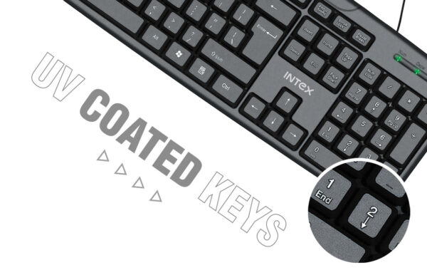 Intex Corona G IT-KB333 Wired USB Black Keyboard