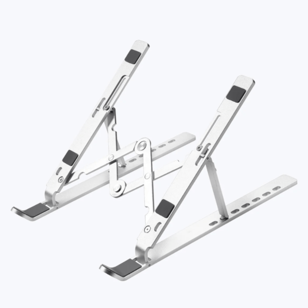 Zeb-NS2000 (Silver) Laptop Stand, 7 Angles Adjustable, Anti Slip