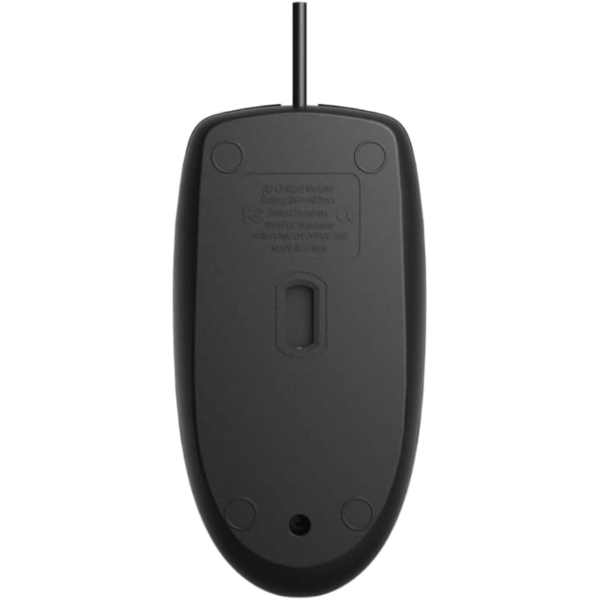 HP M050 3 Button Wired USB Mouse, 1200 DPI, Ergonomic Design, 3year