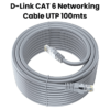 D-Link CAT6 Ethernet Cable, 10GB Speed UTP, Networking Cable 100mts