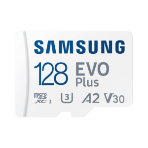 SAMSUNG EVO Plus 128GB Micro SD XC w/SD Adapter, Up-to 160MB/s