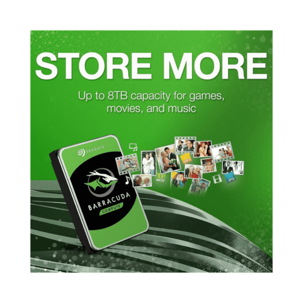 Seagate Barracuda 2 TB Internal Hard Drive HDD 8.89 cm (3.5 Inch)