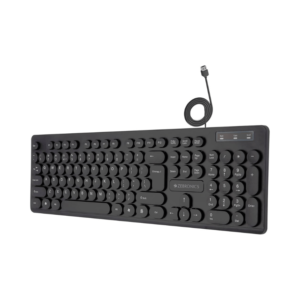 ZEB K24 USB Keyboard with Long Life 8 Million Keystrokes, 1.3m cable