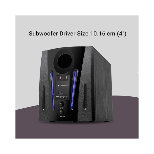 ZEBRONICS -BT2750RUF Wireless Bluetooth, USB, AUX, FM & Remote Control