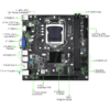 ZEBRONICS H61-NVMe DDR3 Motherboard, Intel 2nd & 3rd Gen, M.2 Slot
